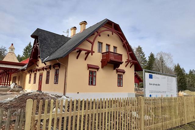 Stav rekonstrukce zámečku Tři Trubky