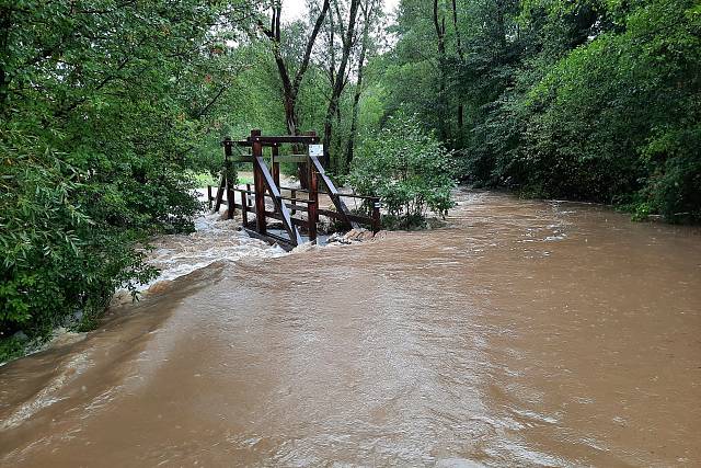 Rozvodněná Klabava - Hrádek, Dobřív