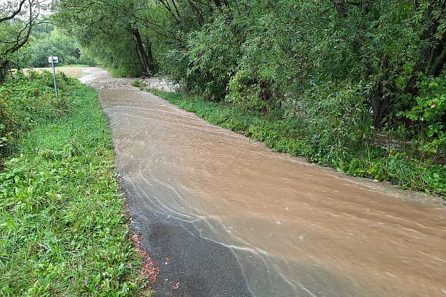 Rozvodněná Klabava - Hrádek, Dobřív
