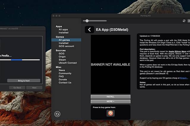 Mac Mini M4 - hraní her