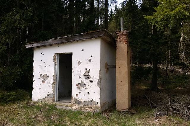 Strážní budka u Třítrubecké hájovny