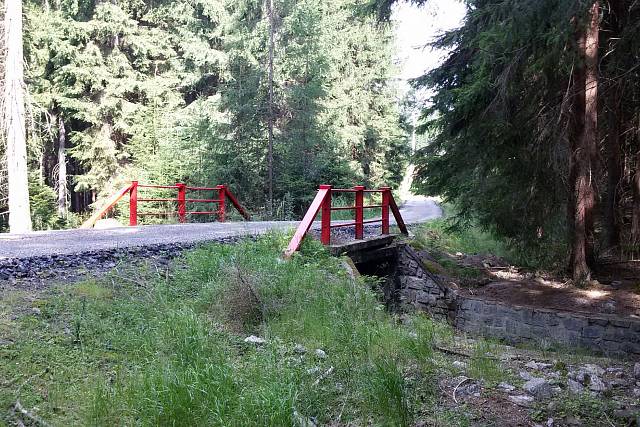 Most přes potok Reserva