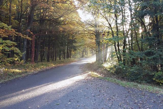 Vstupní brána u PTS Kolvín