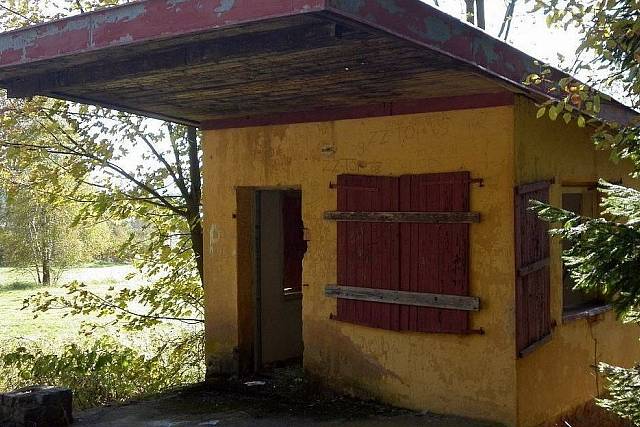 Strážní budka u PTS Padrť