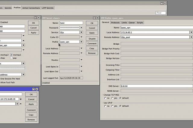 MikroTik router - jak nastavit L2TP IPsec server pro Android, iPhone, Windows