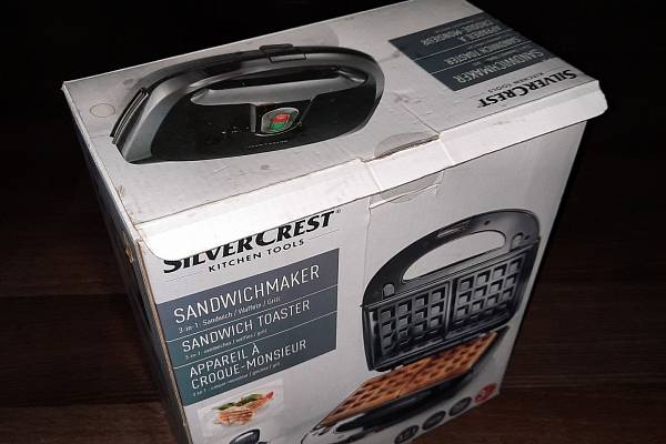 Recenze - Lidl Silvercrest Sendvičovač SSMW 750 D1